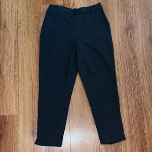 Banana Republic Women's Dark Checkered Pants